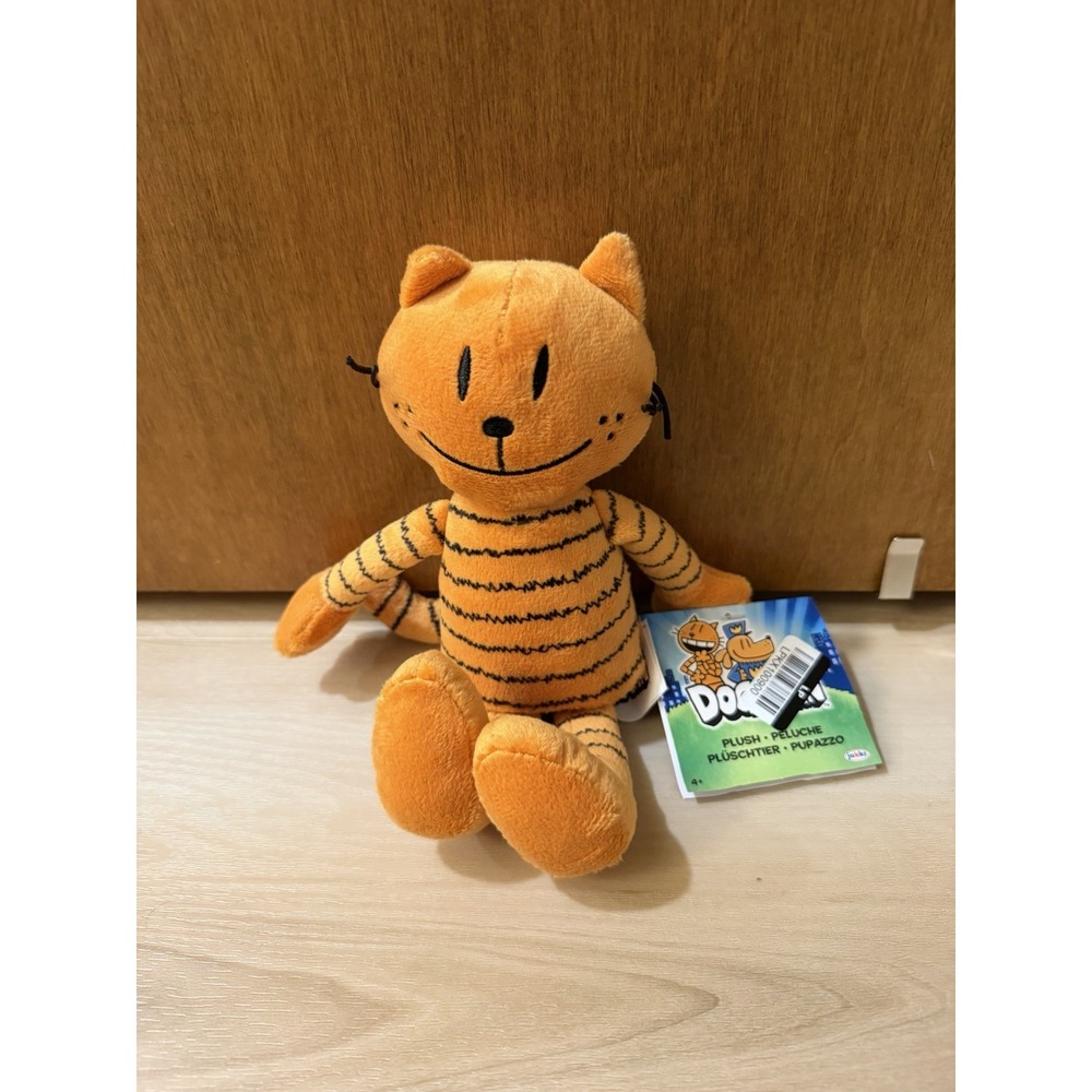 Dog Man's Petey Soft Plush Toy, 9-Inch, from Dav Pilkey's Book Dog Man